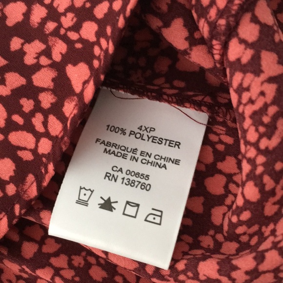 4X Printed Heart Blouse with Swingy Pleats from the In Every Story line at PENN - Picture 9 of 17